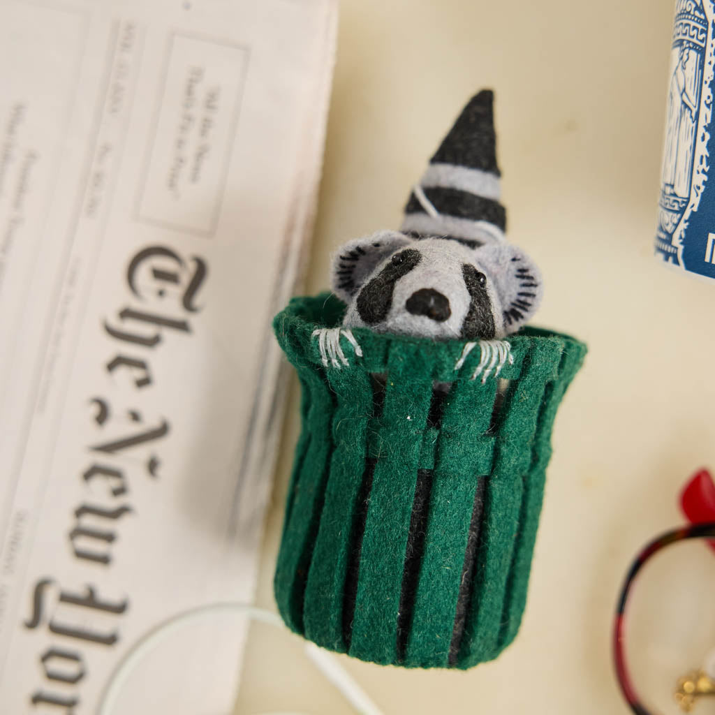 Trash Raccoon Ornament
