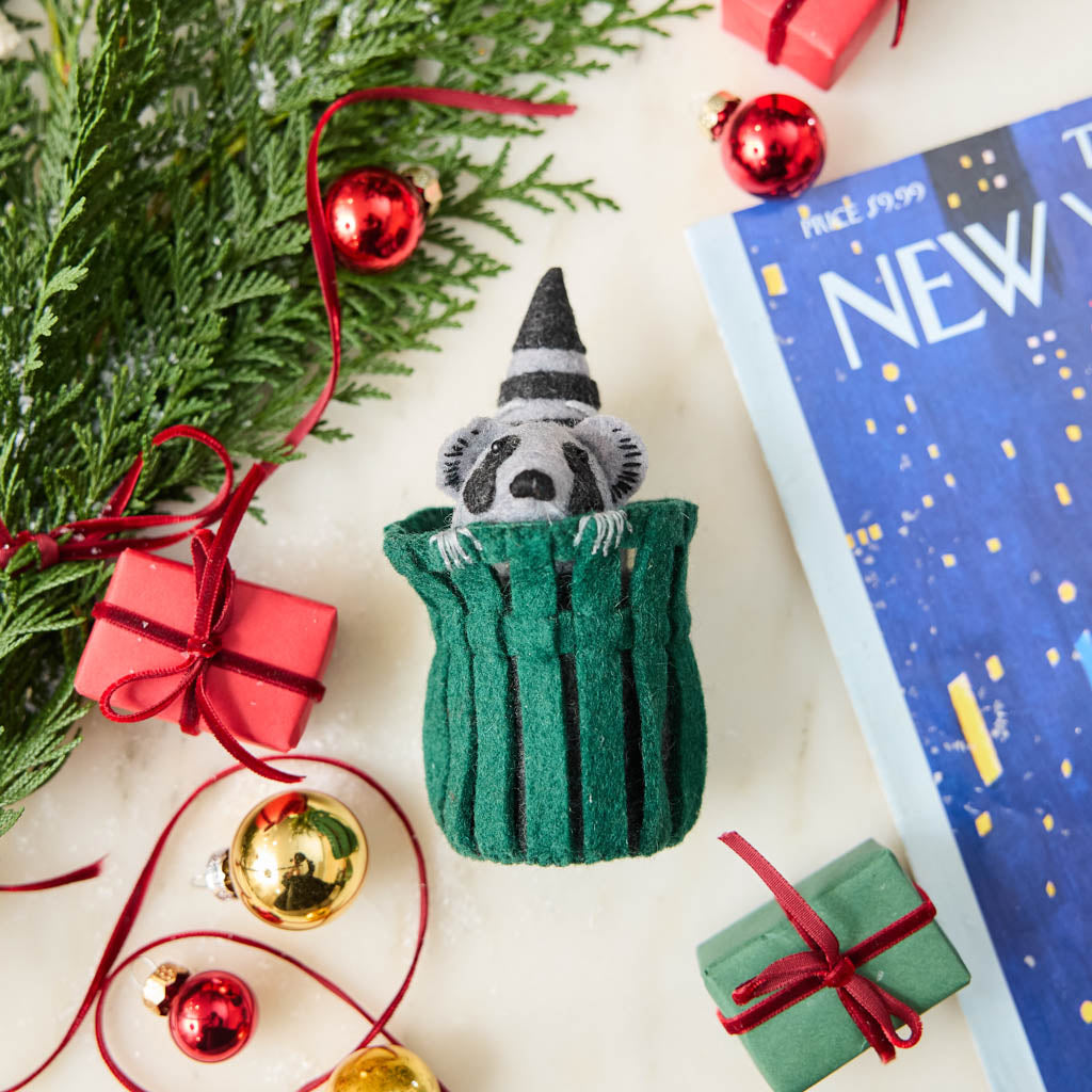 Trash Raccoon Ornament