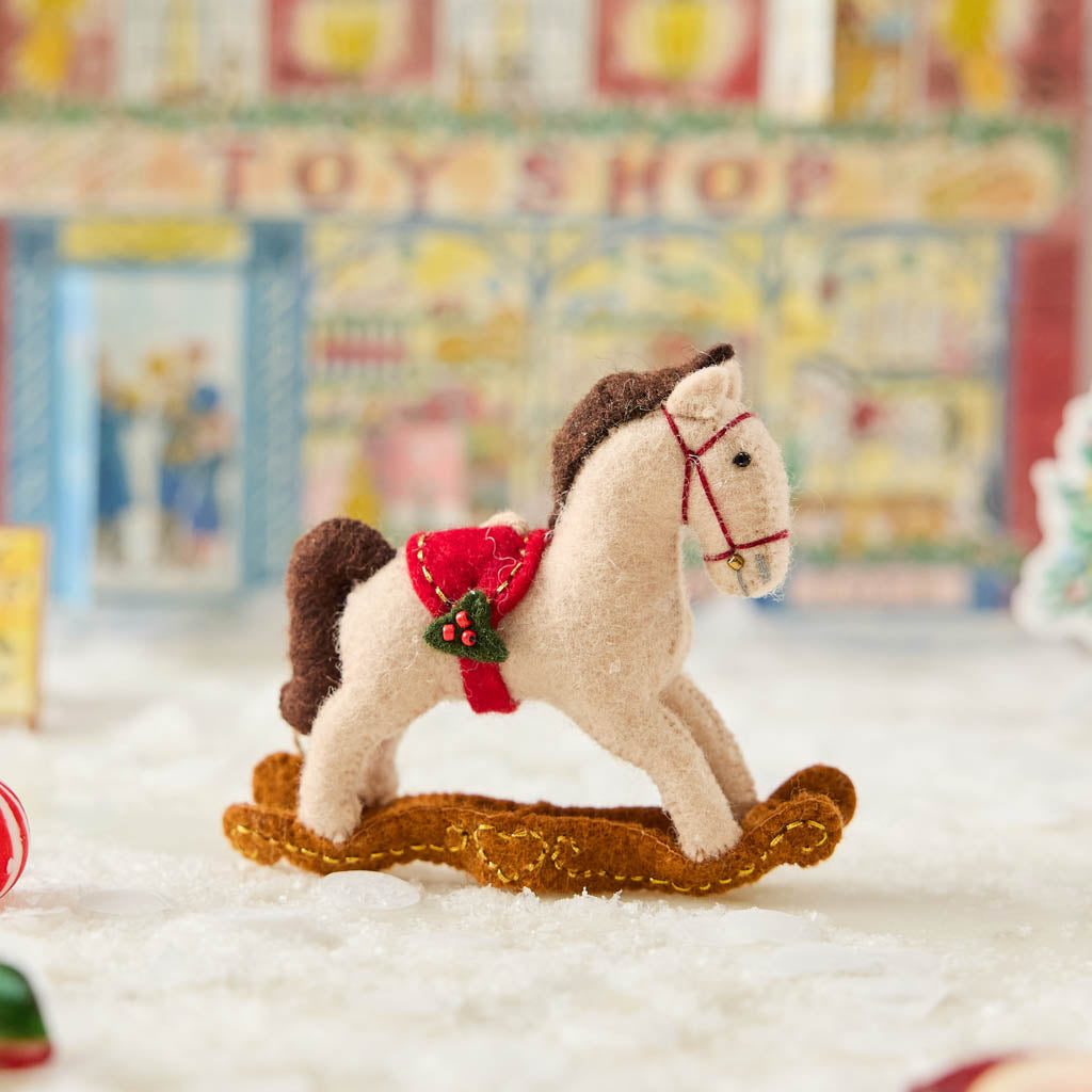 Holiday Rocking Horse Ornament