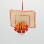 Basketball in Net Ornament