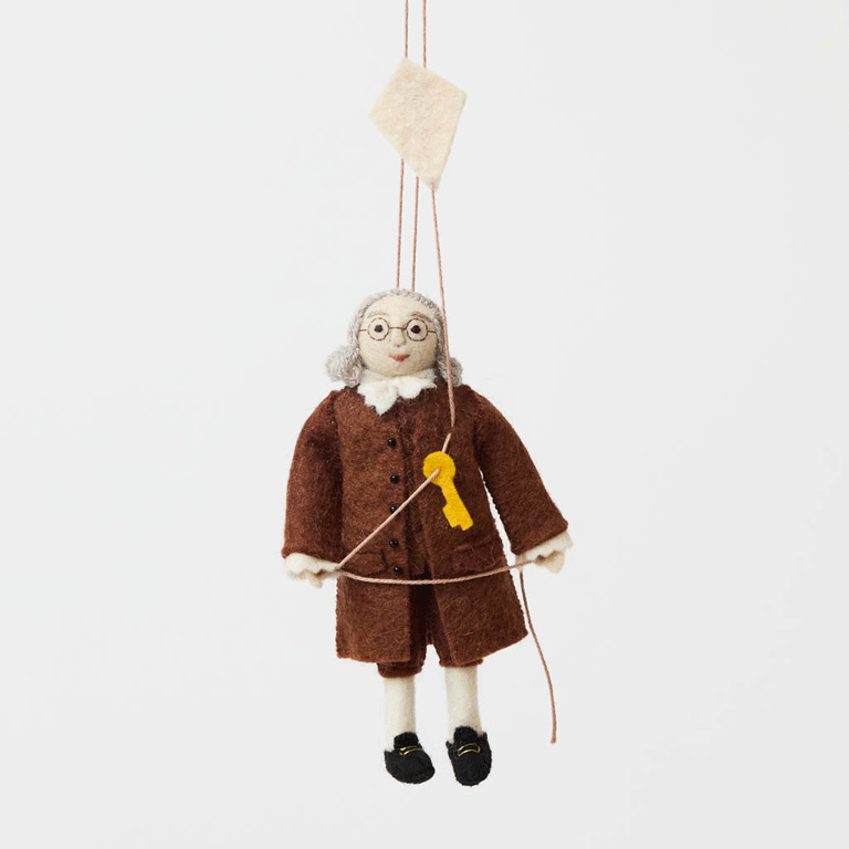Benjamin Franklin Ornament