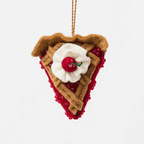 Cherry Pie Slice Ornament