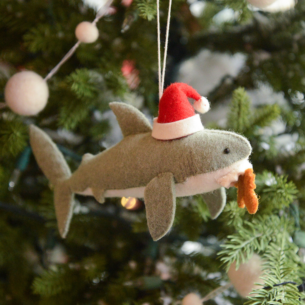 Santa Shark with Gingerbread