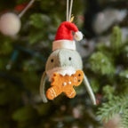 Santa Shark with Gingerbread