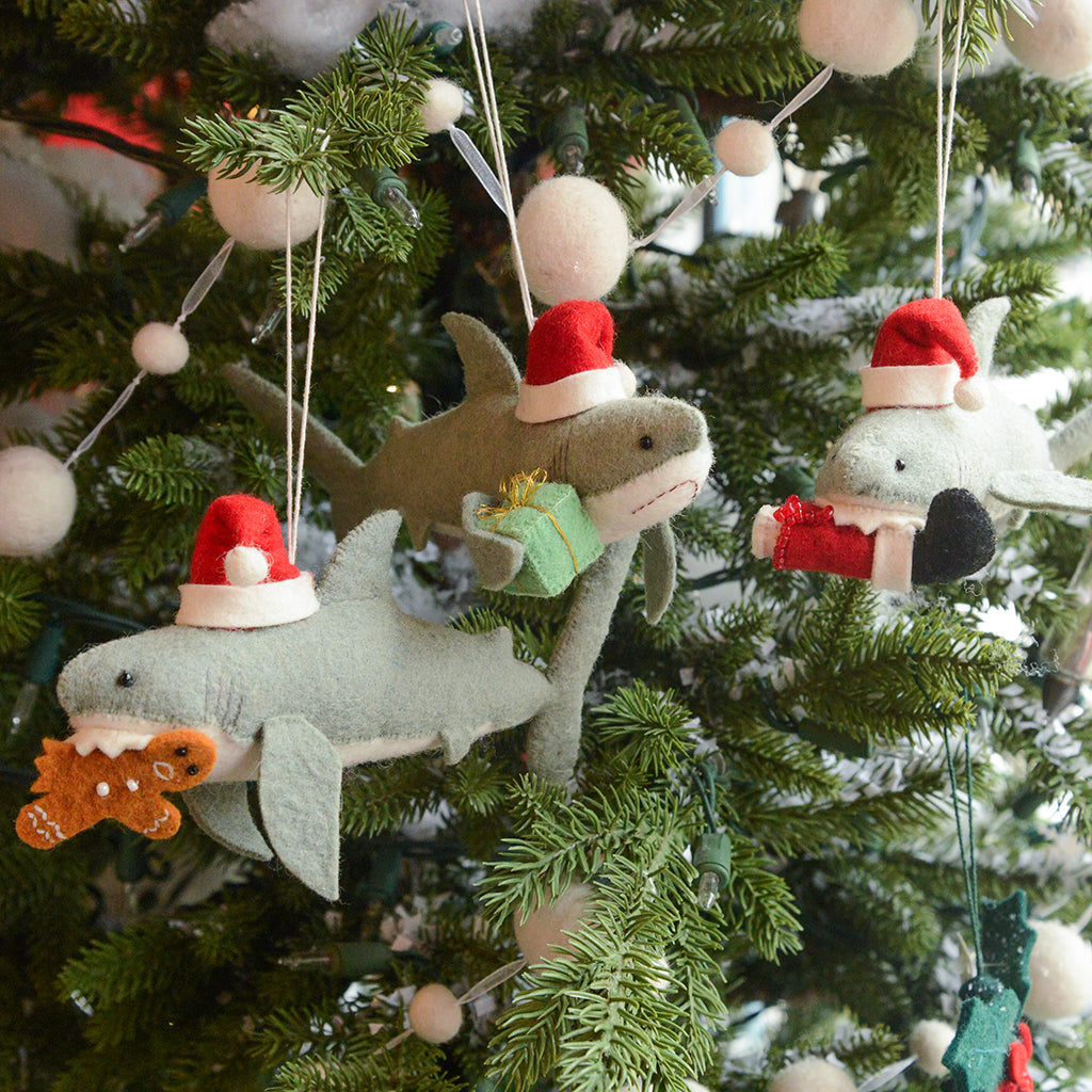 Santa Shark with Gingerbread