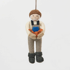 Dungeness Crab King Ornament