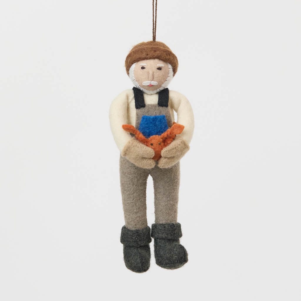 Dungeness Crab King Ornament