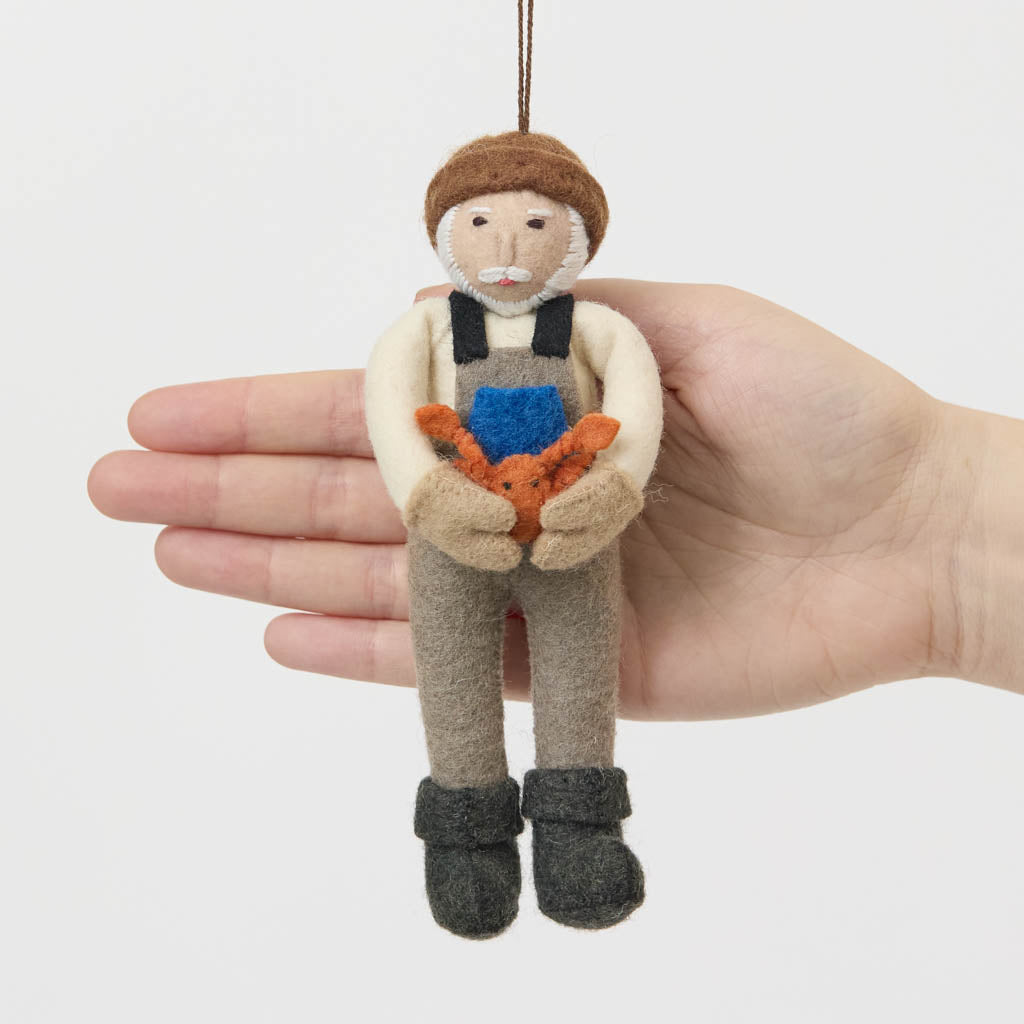 Dungeness Crab King Ornament