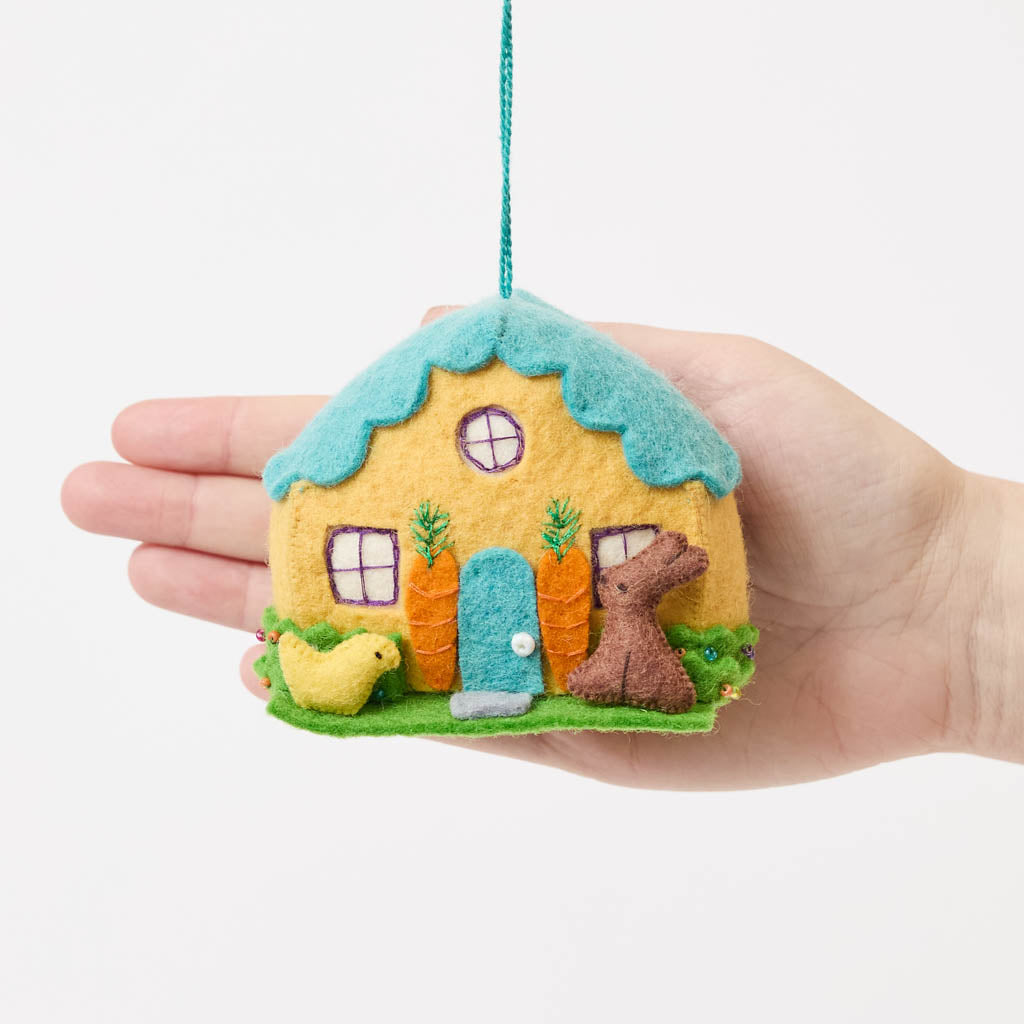 Easter Candy Cottage Ornament