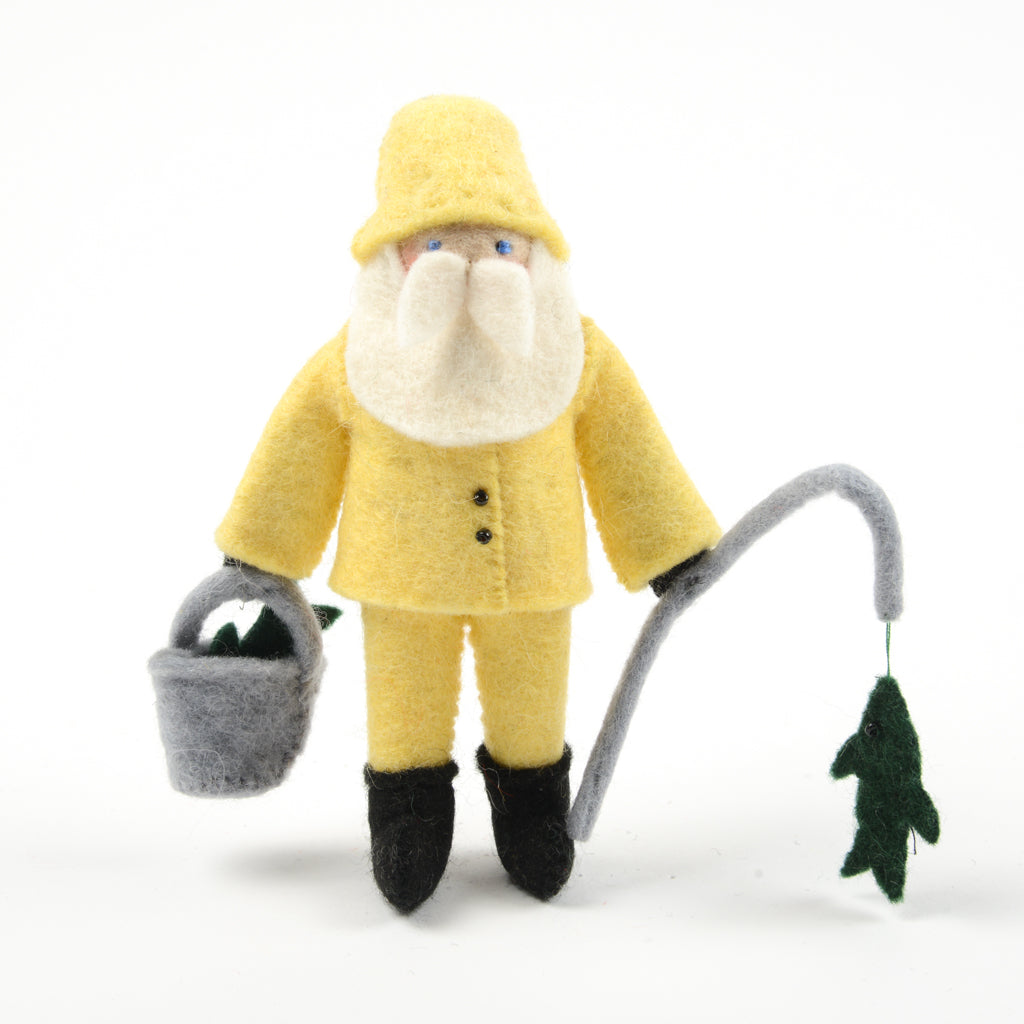 Fishing on Docks Santa