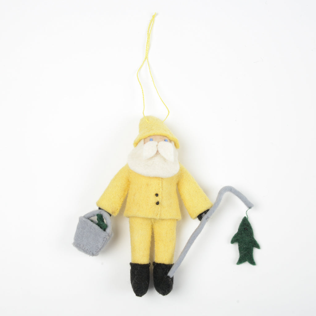 Fishing on Docks Santa