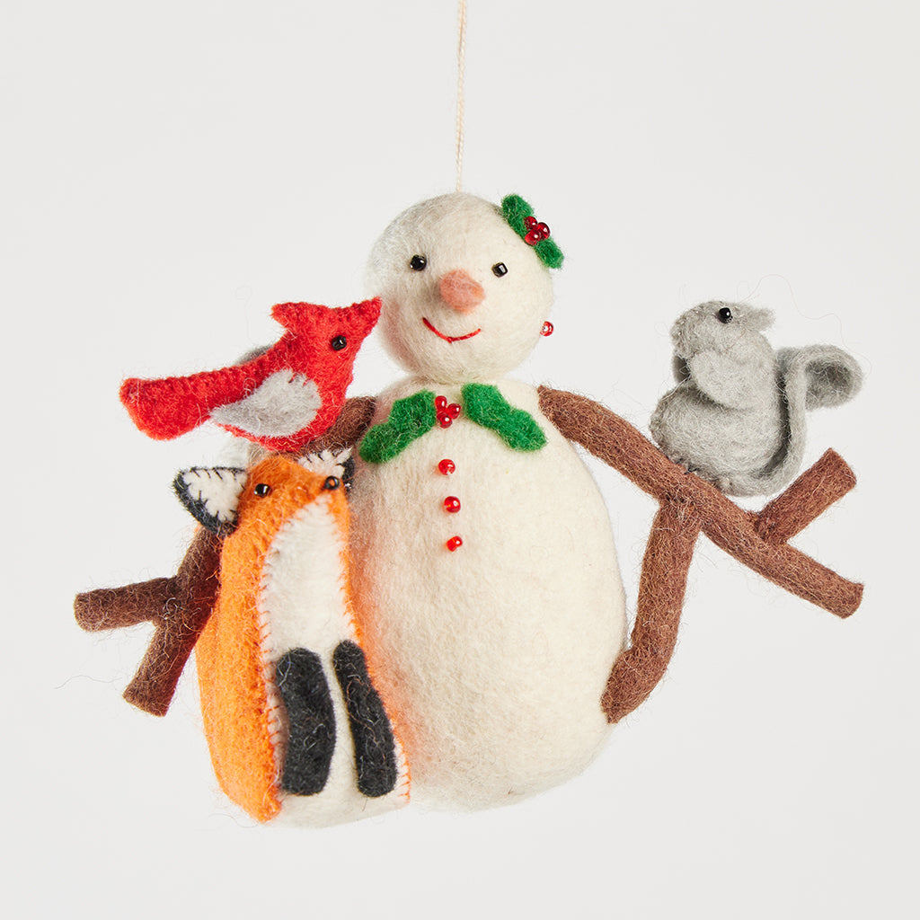 Forest Friends Woodland Snowman