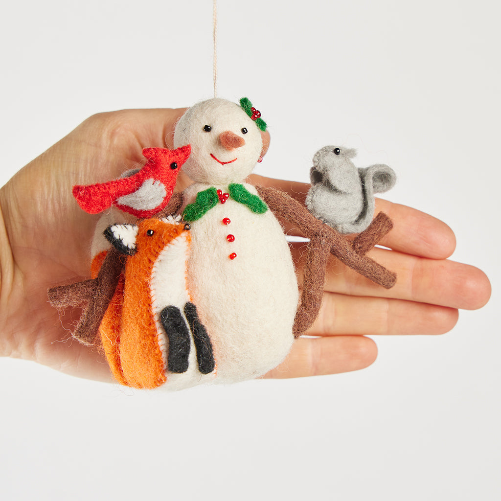 Forest Friends Woodland Snowman