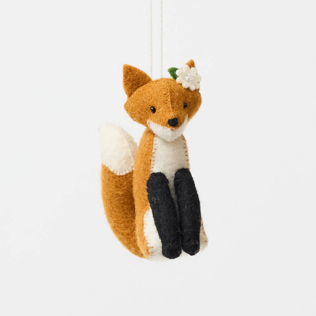 Fox Bride Ornament