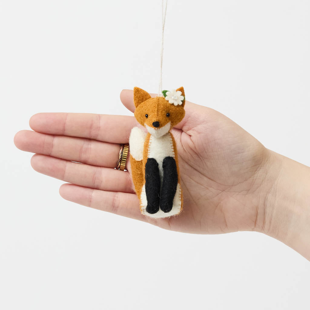 Fox Bride Ornament
