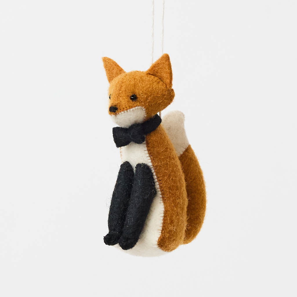 Fox Groom Ornament