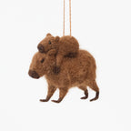 Fuzzy Capybara with Baby