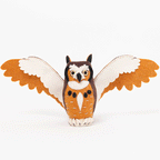 Horned Owl Tree Topper
