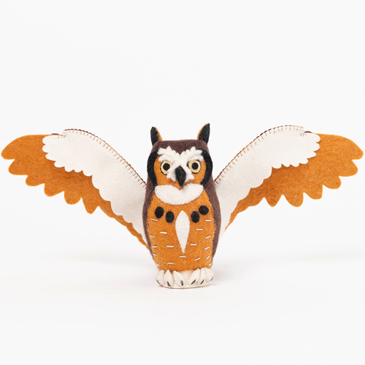 Horned Owl Tree Topper