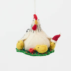Hen with Chicks Ornament