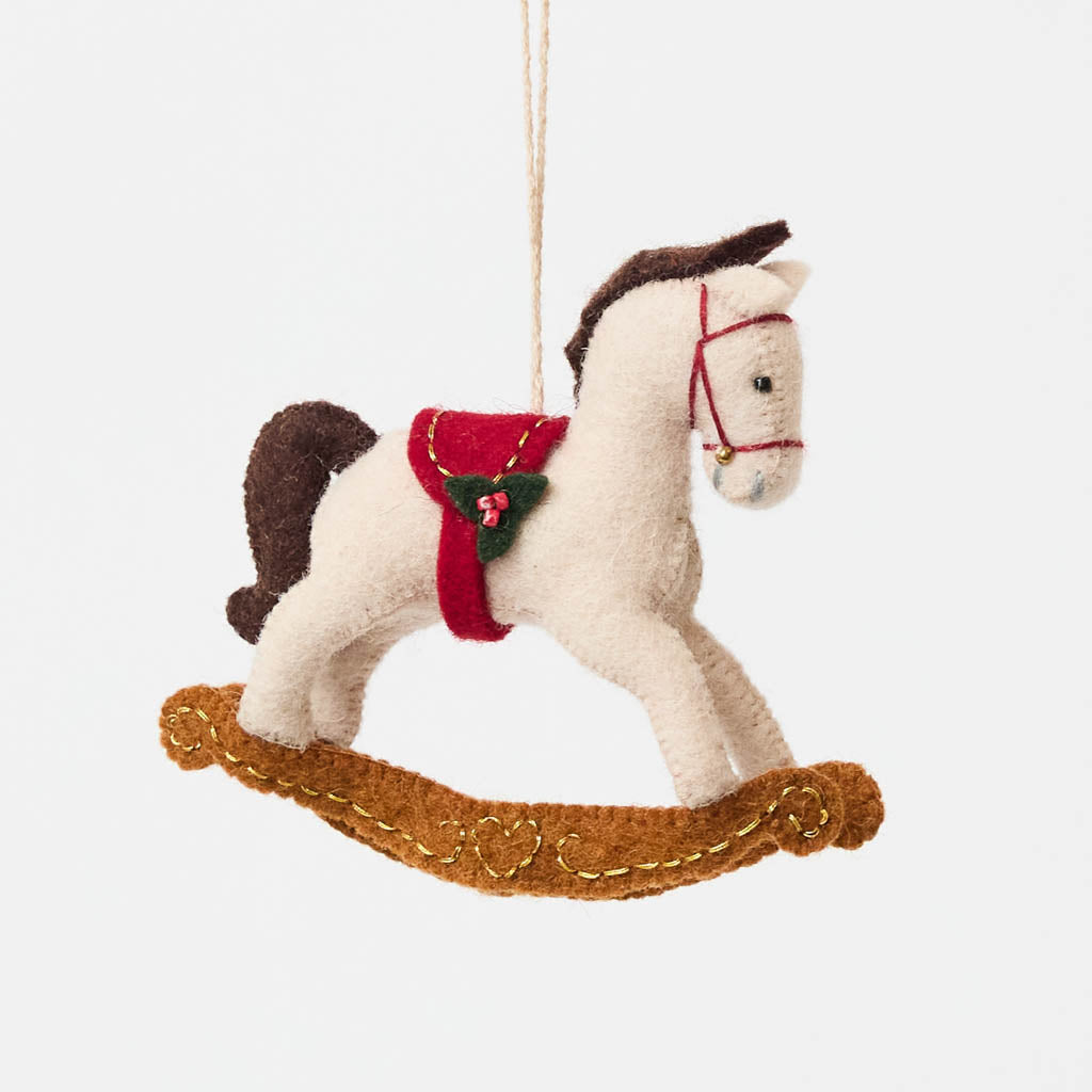 Holiday Rocking Horse Ornament