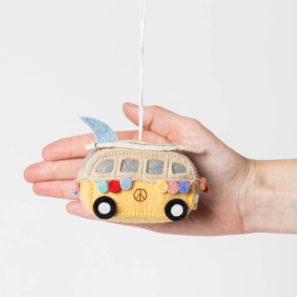 Surf's Up Hippie Bus