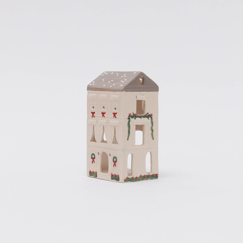 Townhouse Ceramic Tealight Holder