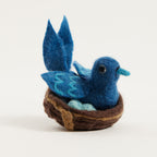 Bluebird in Nest Eggs