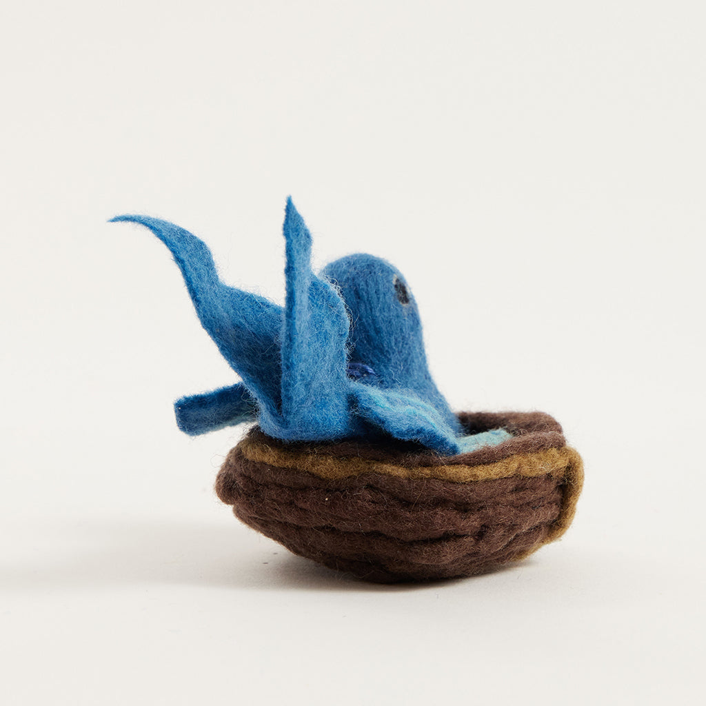 Bluebird in Nest Eggs