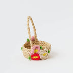 Mini Basket Multicolored Flowers