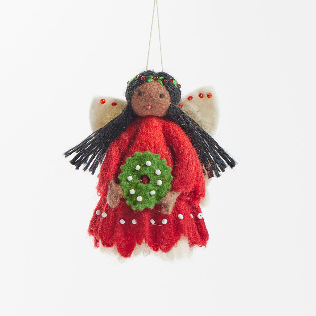 Christmas Spirit Ornament Brown