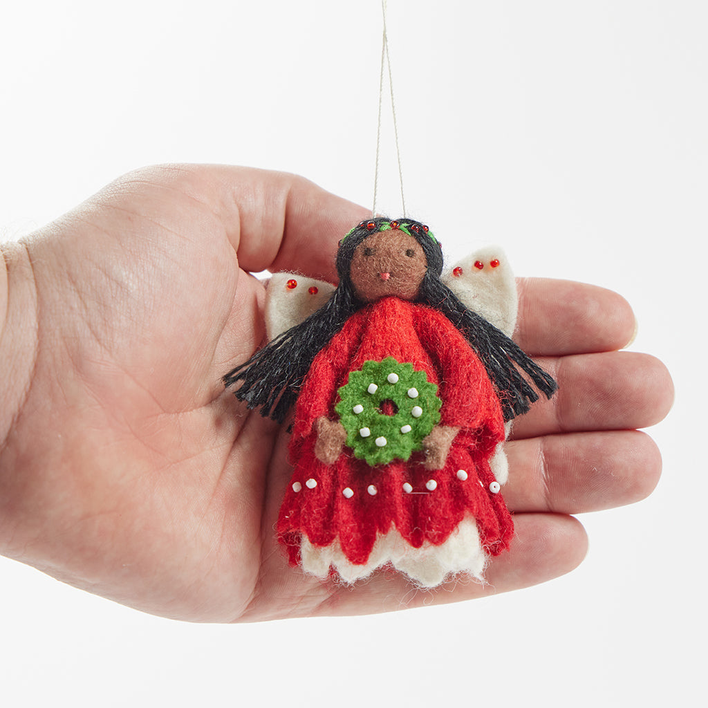 Christmas Spirit Ornament Brown