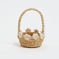 Mini Basket White Flowers