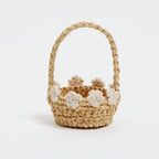 Mini Basket White Flowers