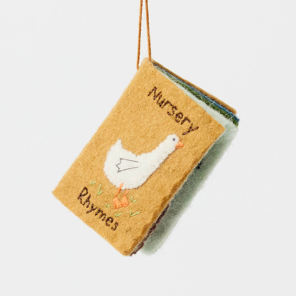 Nursery Rhymes Book Ornament