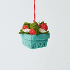 Strawberry Breakfast Ornaments