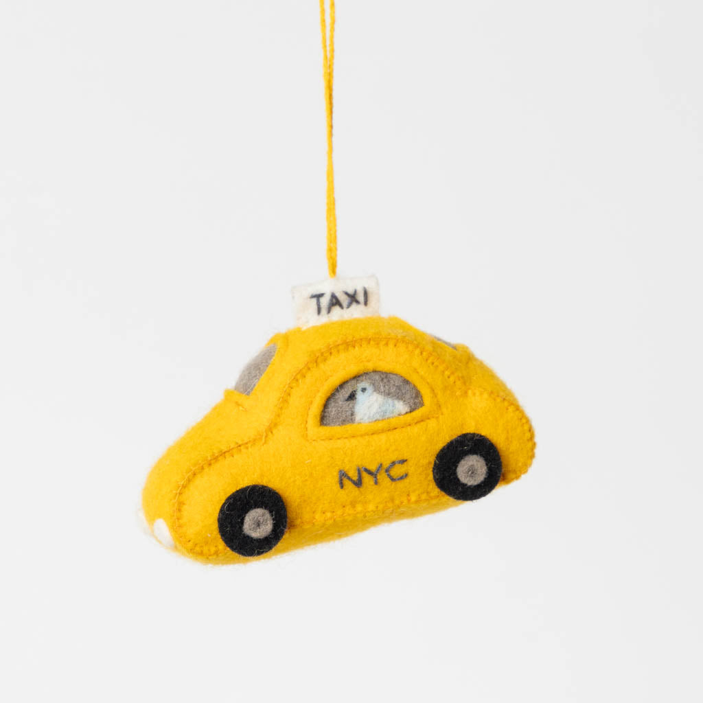 Pigeon Taxi Ornament