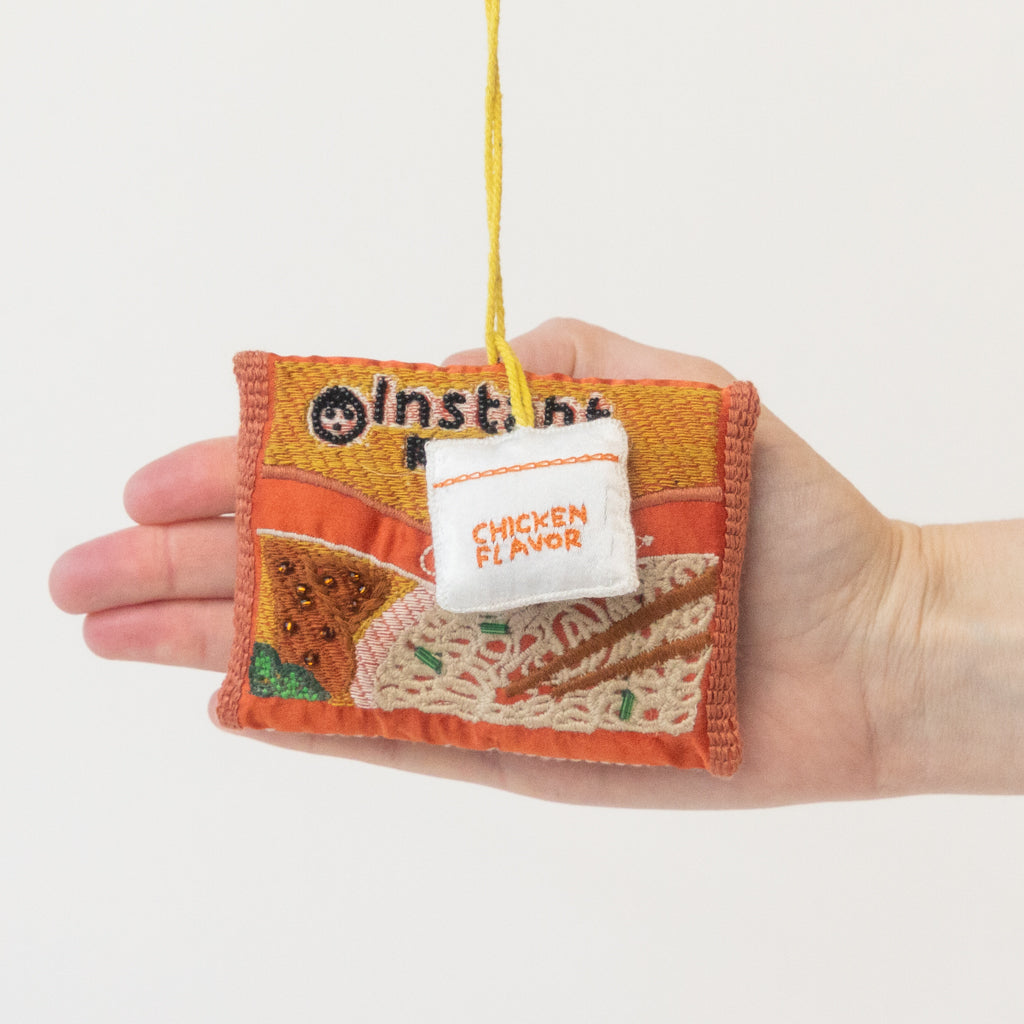 Ramen Pack Beaded Ornament