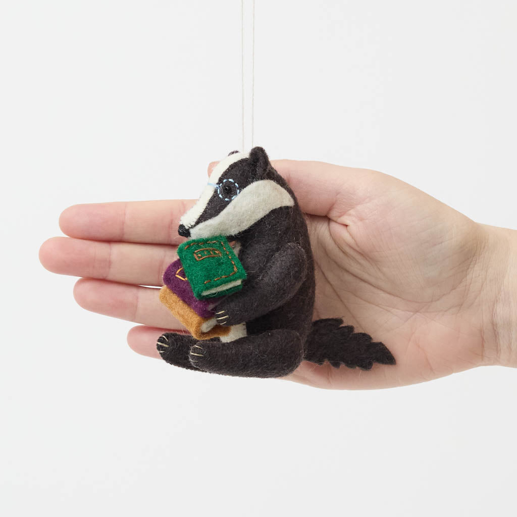 Reading Badger Ornament