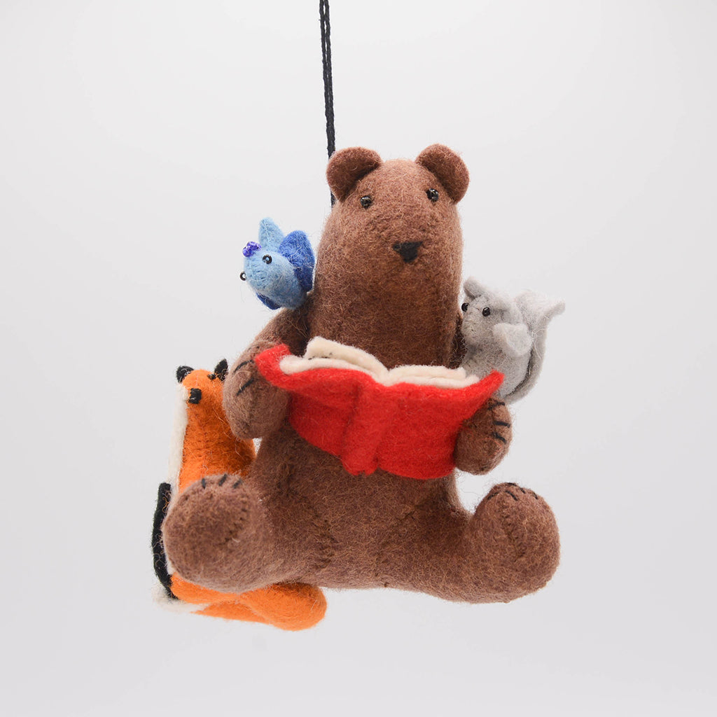 Reading Bear with Friends
