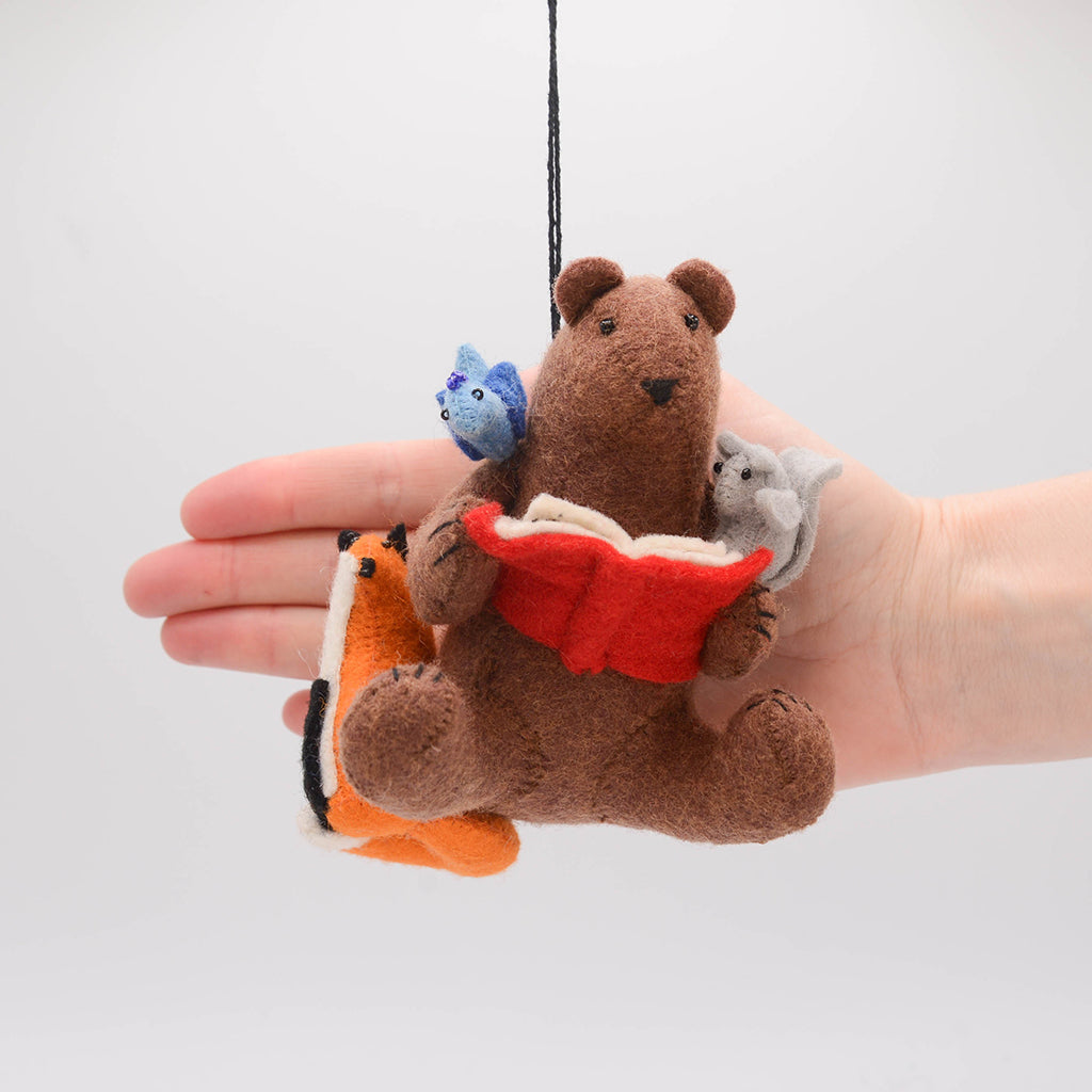 Reading Bear with Friends