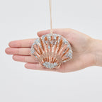 Scallop Shell Beaded Ornament