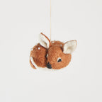 Sleepy Fawn Ornament