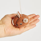 Sleepy Fawn Ornament