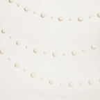 Snowy White Ball Garland