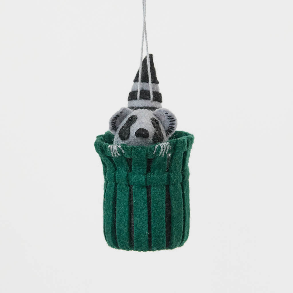 Trash Raccoon Ornament